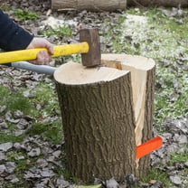 FONWILYO 4Pcs Orange Plastic Felling Wedge For Lumberjack Tools And Portable Manual Splitter