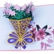 thumbnail image 5 of Naiovety Navidad Año Nuevo tarjeta de felicitación 3D Pop-up Flor hecha a mano Postal Tarjetas de felicitación Día de San Valentín Tarjeta de Kits de decoración para fiestas lirio Naiovety JR0981-02, 5 of 6