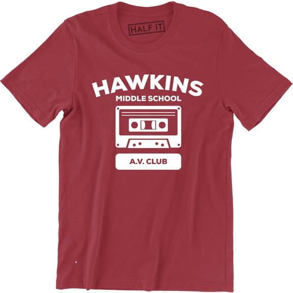 Hawkins Middle School AV Club Cassettes Tape Geek TV Show Gear Gift T-Shirt