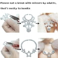 thumbnail image 3 of BJDBUS 42 pcs Doll Clothes and Accessories Including 10 pcs Fashion Mini Dresses 32 pcs Shoes, Glasses, Necklaces, Handbag, Hangers Accessories for 11.5 Inch Girl Doll, 3 of 5
