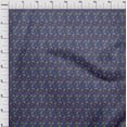 thumbnail image 3 of oneOone Viscose Chiffon Fabric Leaves & Floral Block Decor Fabric Printed BTY 42 Inch Wide, 3 of 4