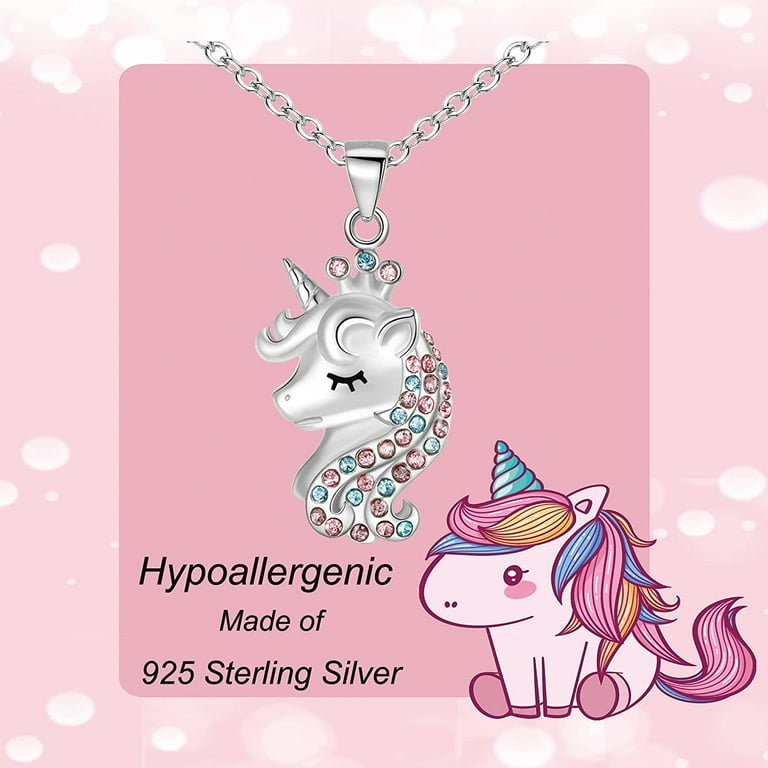 Unicorn necklace for granddaughter discount