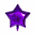 thumbnail image 4 of Globos de aluminio con forma de corazón y estrella púrpura, decoración de helio para fiesta de cumpleaños, Baby Shower, niños, 1 Juego, 4 of 5