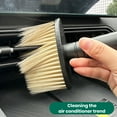 thumbnail image 6 of Mdesiwst Dashboard Dust Cleaner 2pcs Car Vent Cleaning Brush Anti-slip Handle Comfortable Grip Gap Brush Versatile Interior Cleaning Tool for Cars, 6 of 8