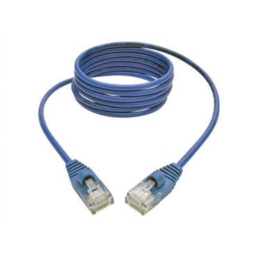 Tripp Lite Cat5e 350 Mhz Snagless Molded Slim Utp Patch Cable [rj45 M/m], Blue, 5ft - Category 5e For Network Device, Switch, Router, Server, Modem, Printer - Patch Cable - 5 Ft - 1 X (n001-s05-bl)