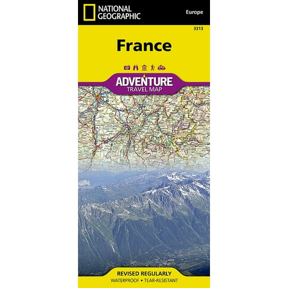 Adventure map: france - folded map: 9781566956048