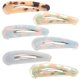thumbnail image 2 of Girls Hair Accessories Women Styling Hair Clip Fashion Square Acetate Sheet 6Pcs, 2 of 4