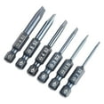 thumbnail image 6 of 6Pcs Magnetic Slotted Screwdriver Bit 2-6mm Head 50mm Alloy Steel Flat Head SL2/SL2.5/SL3/SL4/SL5/SL6 for Electric Driver Drill, 6 of 7