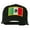 Black, variant on Mexico Flag Patched Mesh Cap - White OSFM