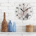 thumbnail image 3 of SKYSONIC Beach Sky Wall Clock 10 Inch Silent Non Ticking Round Clock Oil Painting Clock Easy to Read Clock for Living Room Bedroom Bathroom Home Decor, 3 of 7