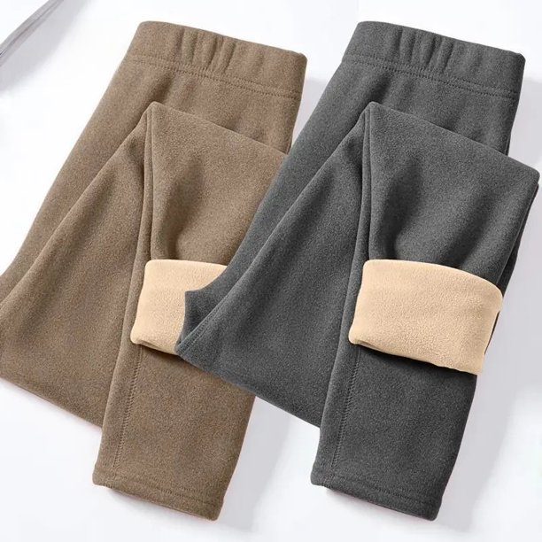 Pantalones de capa Base de terciopelo de cordero con forro polar grueso de cintura alta para mujer, pantalones cálidos de otoño e invierno, pantalones largos, ropa cómoda para el hogar