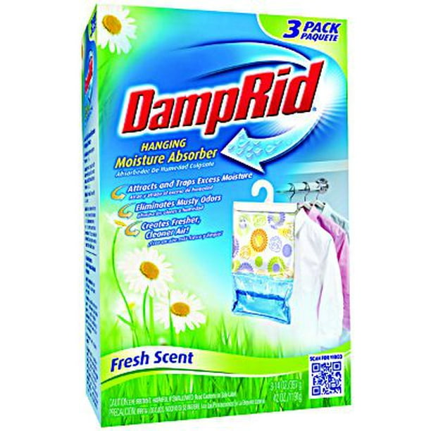 Damp Rid FG83K Moisture Absorber Hanging 3 Pack
