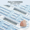 thumbnail image 4 of Shower Mat Non Slip Bathtub Mat - 36 x 16 Inch Anti Slip Bath Mat for Tub & Shower, TPE+PP Soft Slatted Shower Floor Mat with Suction Cups and Drain Holes, Machine Washable, Easy to Cut, Blue, 4 of 5