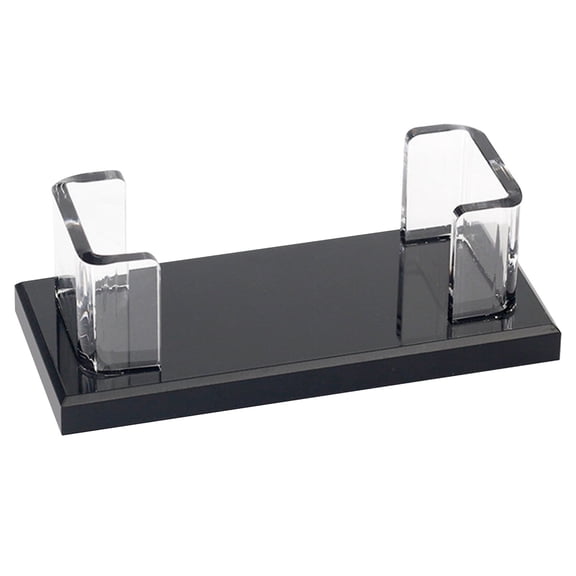 Acrylic Business Card Holder for Desk,Business Card Stand,Clear Business Card Display,Desk Business Card Holders,Business Card Display Stand,Acrylic Business Card Holder Display(Black)