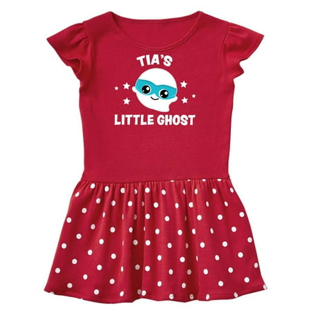 

Inktastic Cute Tia s Little Ghost with Stars Gift Toddler Girl Dress