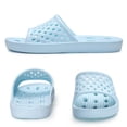 thumbnail image 4 of Comwarm Shower Shoes for Women Men, Quick Drying Non-Slip Bath Slide Shower Sandals with Drain Holes, Blue, 4 of 6