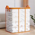 thumbnail image 2 of Large Capacity Quilt Storage Bag | Waterproof & Humidity Proof Clothing Organizer | Transparent PVC Zipper Bag for Moving & Packing | 1-Piece Storage Box, 2 of 6