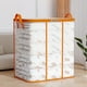 thumbnail image 2 of Bolsa De Almacenamiento Para Edredones, Organizador De Gran Capacidad, Embalaje Resistente Al Agua, Para Ropa De Temporada Y Mudanzas, Color Naranja, 2 of 9