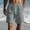 Gray, variant on 1PCS Men's Casual Imitation Linen Solid Color Shorts, Breathable Soft Fabric, Drawstring Elastic Waist with Pockets for Beach and Daily Wear Black XXXL(XXXL)