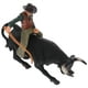 thumbnail image 2 of 1 juego de simulación de toro vaquero occidental, modelo de adorno para niños, juguete estático de matador, 2 of 6