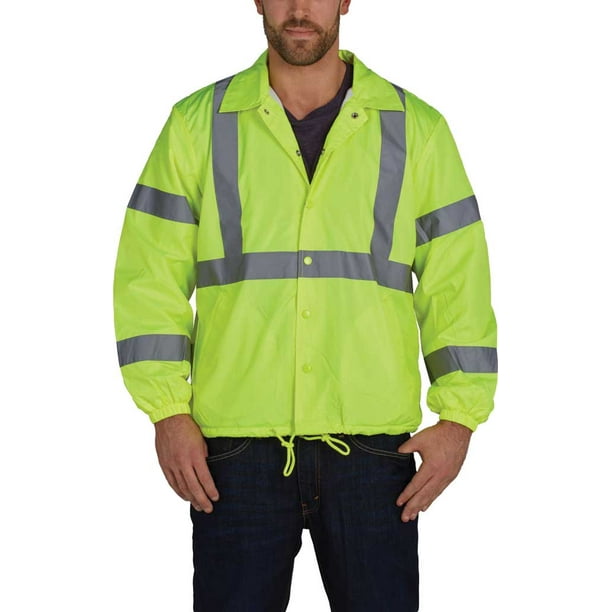 utilitypro utility pro wear uhv600x3xy high visibility nylon windbreaker class 2 3x
