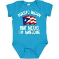 thumbnail image 3 of Inktastic Puerto Rican Awesome Boys or Girls Baby Bodysuit, 3 of 5