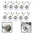 thumbnail image 4 of Shisuyan D-Shaped Switch Handles Silver 10Pcs Abs Material For Bathroom And Kitchen, 4 of 8