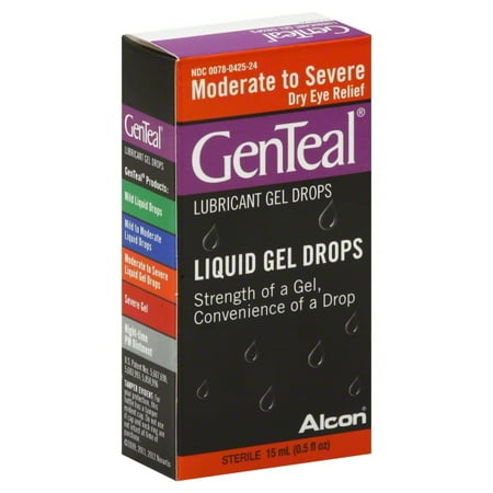 GenTeal Liquid Lubricant Gel Drops Moderate to Severe