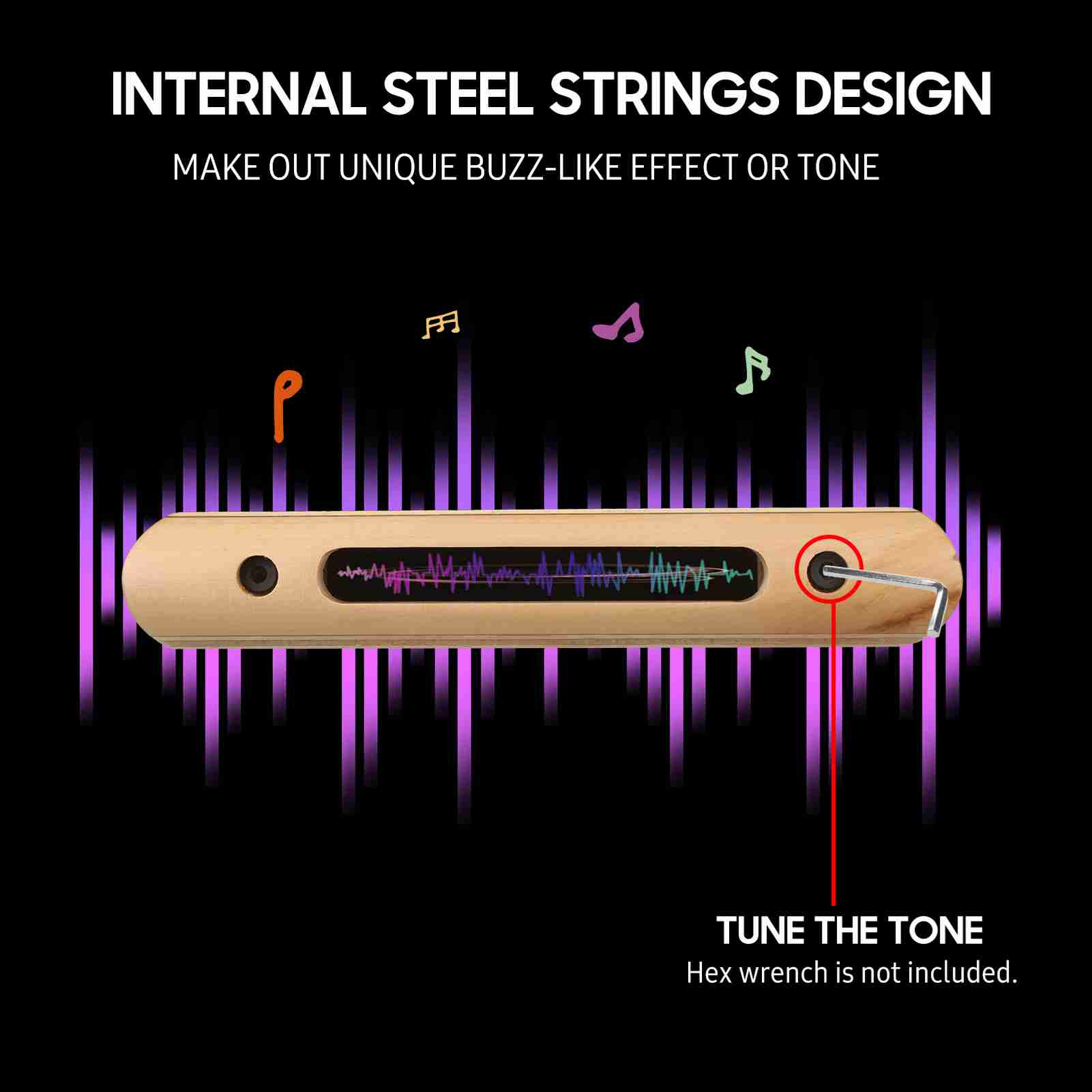 musical instrument Box Drum Percussion Instrument Portable Cajon with Internal Strings and Storage Bag