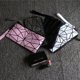 thumbnail image 2 of Bolsa de cosméticos con cremallera geométrica para mujer, bolsa de maquillaje luminosa para mujer, organizador de cosméticos para mujer, bolsa de maquillaje de viaje plegable, venta al por mayor, nuev LIUWENJING unisex, 2 of 2