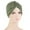 Green, variant on Herrnalise Women Solid India Muslim Ruffle Chemo Hat Head Wraps Turbans Beanie Cap Headwraps
