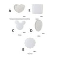 thumbnail image 2 of Billuyoard 30 piezas de colgantes de acrílico transparente para llavero, colgador de forma geométrica transparente, adorno colgante DIY, Artesanía Corazón, 2 of 6