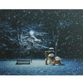 thumbnail image 2 of Northlight LED Lighted Christmas Snowmen in a Wintry Park Canvas Wall Art 15.75" x 19.5", 2 of 3