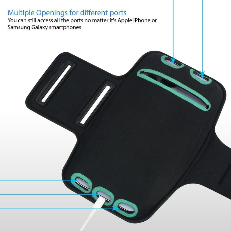 Insten Running Armband Cell Phone Holder for iPhone 15/15 Pro/14
