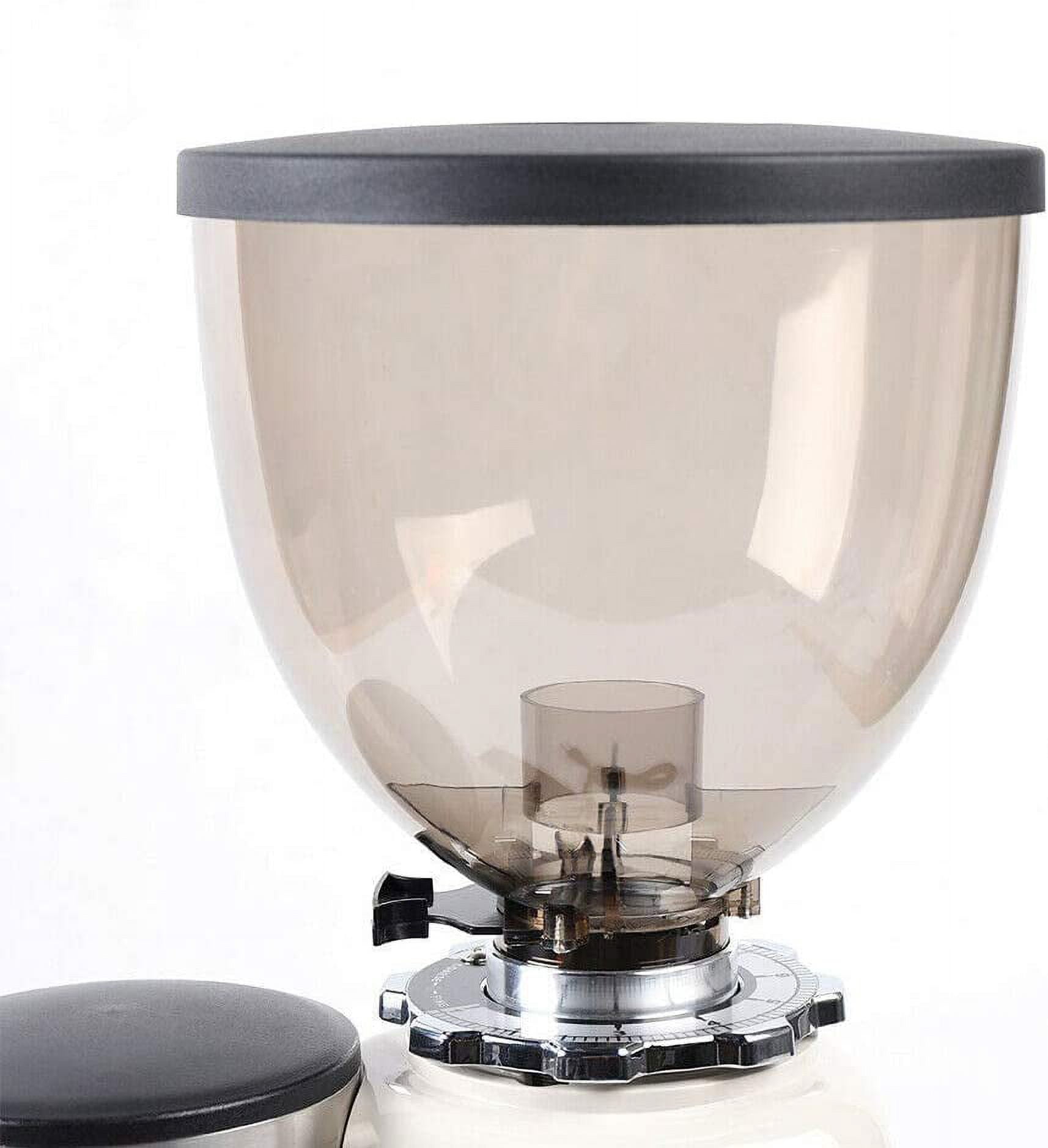 Miumaeov Commercial Coffee Grinder,110V 350W Electric Burr Coffee Grinder Coffee Bean Grinder Grinding Machine Heavy Duty,Cast Aluminum Body,1.2kg Hopper