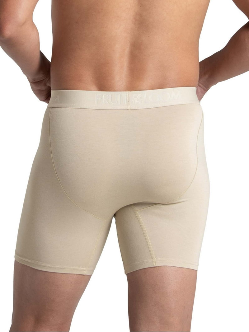 Fruit of the Loom Men's Fruitful Threads Boxer Briefs, 3-Pack