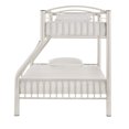 thumbnail image 3 of Weston Home Visalia Kids Metal Twin over Full Bunk Bed, White, 3 of 8