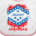 thumbnail image 4 of Inktastic Graffiti Arkansas State Flag Boys or Girls Baby Bib, 4 of 4