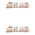 thumbnail image 3 of Bearachild Little Wood Christmas Train Decoración Rústico Camión Juguete Holiday Festival Fiesta Ornamento Año Nuevo Regalo Niñas Blanco Type1 NO1, 3 of 6