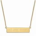 thumbnail image 2 of Women's San Jose Sharks Gold Plated Small Bar Necklace, 2 of 3