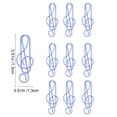 thumbnail image 3 of Candy-colored Metal Musical Note Paper Clips Treble Clef Brooches Treble Clef Musical Note Bookmarks And Paper Clips, 3 of 9
