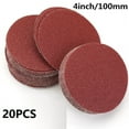 thumbnail image 4 of 20 Pack 4 Inch Round Sandpaper Discs 1000 Grit Sanding Sheets for Metal Wood Polishing, 4 of 6