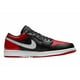 thumbnail image 2 of Ni - ke [553558-066] Jordan Mens Air Jordan 1 Low Bred Toe Black White Red Sneakers *NEW, 2 of 5