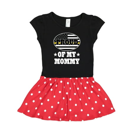 

Inktastic Dispatcher Mommy Emergency Services Gift Toddler Girl Dress