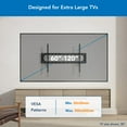thumbnail image 6 of Mount-It! Heavy Duty XXL Tilt Tv Mount, For Tv's 60" to 120" screens, Lifetime Warranty,  Weight capacity of 264 lbs., 6 of 11