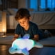 thumbnail image 4 of Delfín luminoso con luces brillantes | Peluche de 45 cm que brilla en la oscuridad | Peluche suave para acuario para niños | Luz nocturna relajante y regalo navideño, 4 of 5