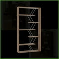 thumbnail image 2 of Bookshelf Industrial 6-Shelf Open Back Wood Frame | Walnut/Chrome, 2 of 10