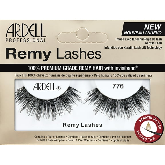 Ardell Remy False Lashes 776, Black, 1 Pair