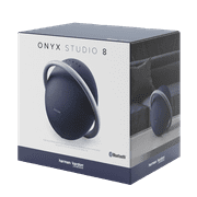 Restored Harman Kardon Onyx Studio 8 Portable Stereo Bluetooth Speaker, Blue