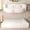 Beige, variant on Homy Casa Convertible Floor Sofa Bed with Pillows, Folding Teddy Fabric Sleeper for Apartment, Beige